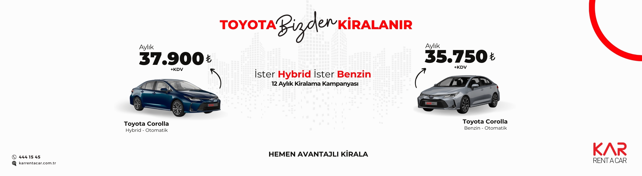 Toyota Bizden Kiralanır